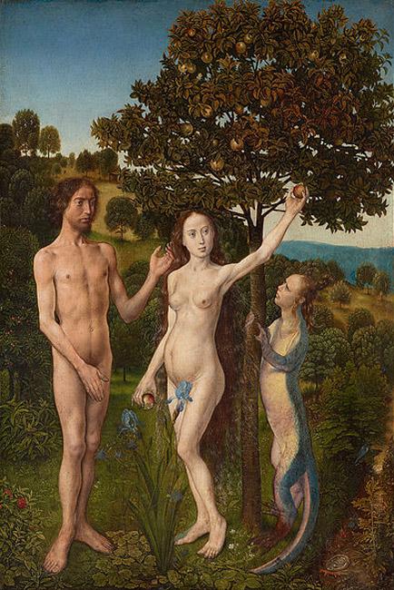 Hugo van der Goes The Fall of Adam (mk08) Germany oil painting art
